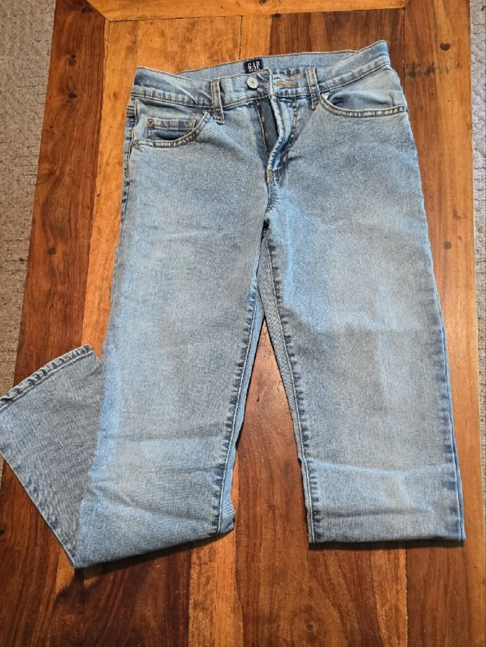 GAP Light Wash Stretch Straight Jeans